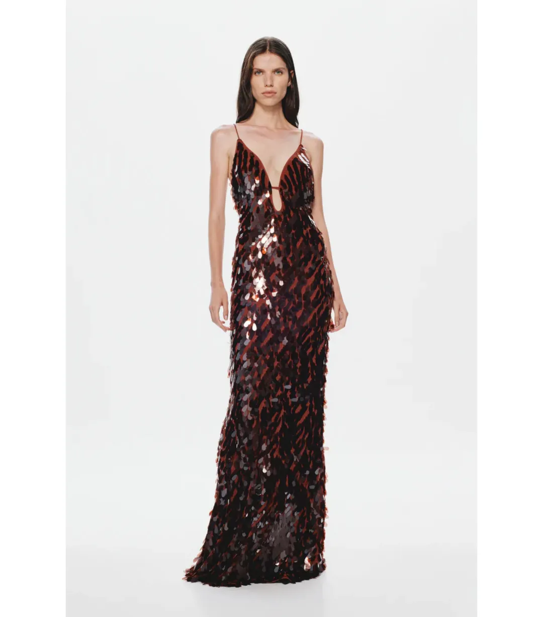 MISHA The Sapphire Sequin Dress Fig Size 6/XS for rent on The Volte - main image