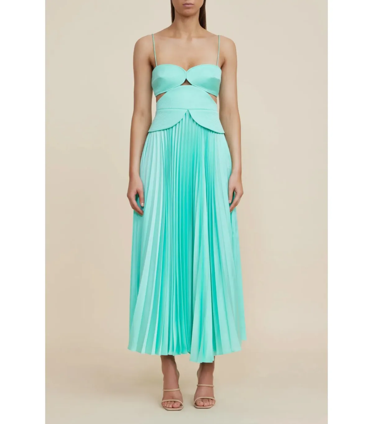 Acler Atholton Midi Dress in Arctic Mint Size AU 10 - Image 2