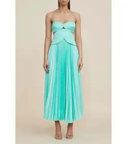 Acler Atholton Midi Dress in Arctic Mint Size AU 10 for rent on The Volte - image 2