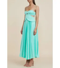 Acler Atholton Midi Dress in Arctic Mint Size AU 10 for rent on The Volte - image 3