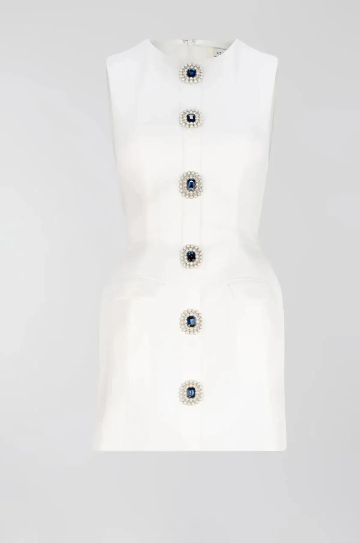 Atoir Olive Mini Dress White Size AU 10 - Image 3