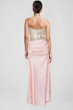 Atoir Clara Maxi Gown in Vintage Pink Size AU 12 for rent on The Volte - image 4