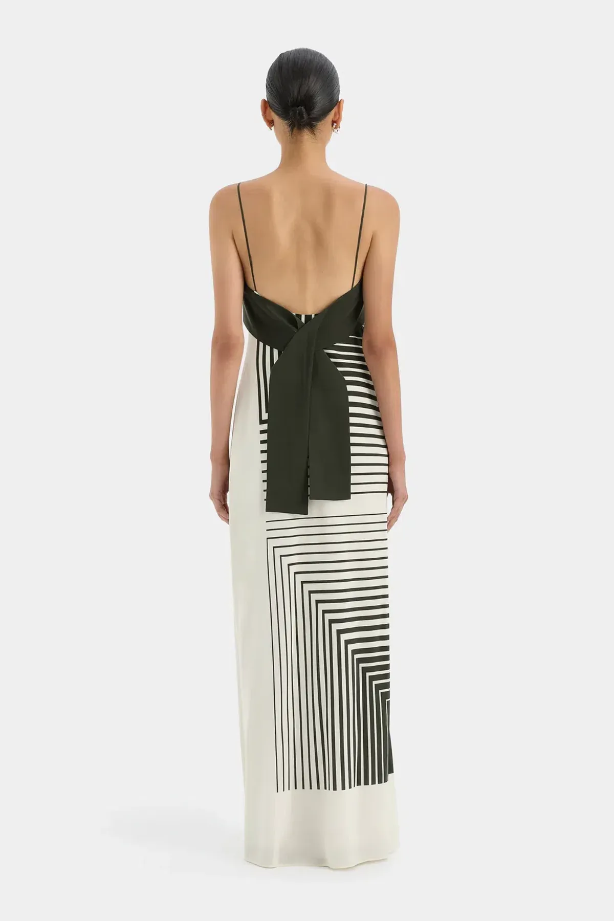 SIR The Label Leilana Slip Maxi Dress Print Size AU 12 - Image 2