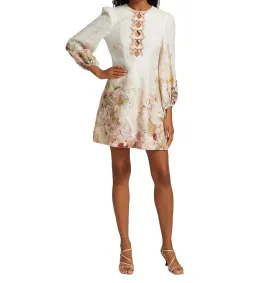 Zimmermann Dancer Hummingbird Mini Dress Multi Size 1/AU 10 for rent on The Volte - image 1