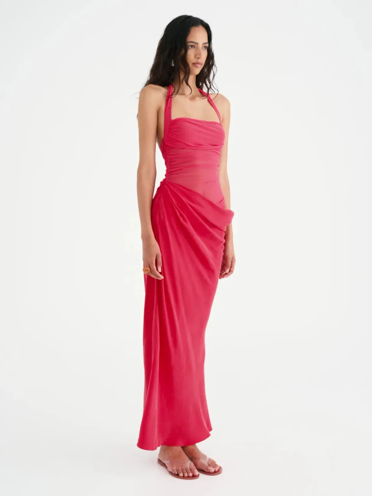 BENNI Gina Maxi Dress Watermelon Size AU 8 - Image 3