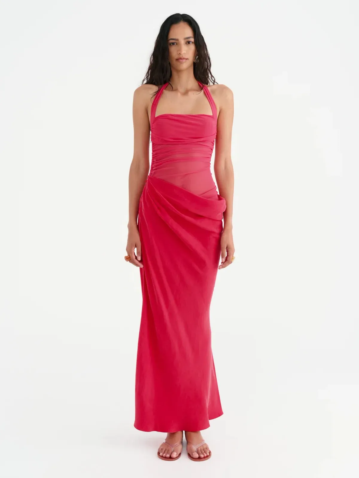 BENNI Gina Maxi Dress Watermelon Size AU 8 - Image 1