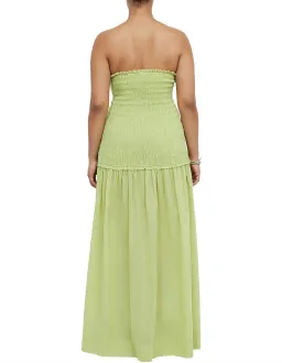 Bec & Bridge Solstice Strapless Maxi Dress Green Size AU 8 for rent on The Volte - image 2