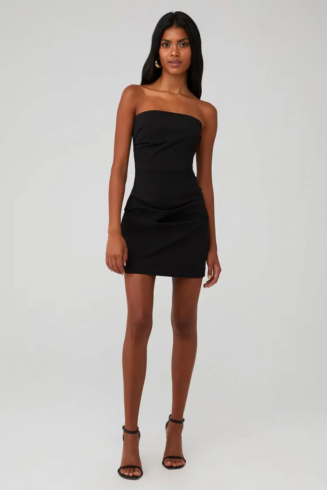 Bec & Bridge Zelie Strapless Mini Dress Black Size AU 8 for rent on The Volte - main image