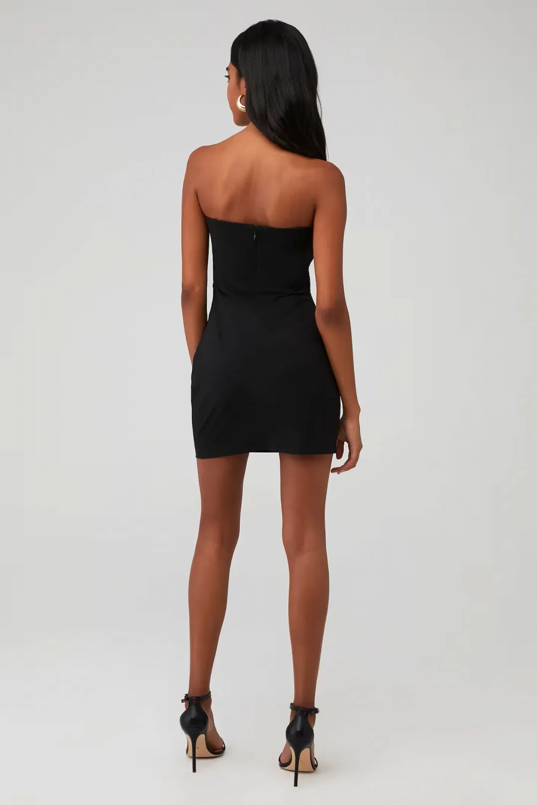 Bec & Bridge Zelie Strapless Mini Dress Black Size AU 8 for rent on The Volte - main image