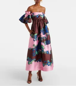 Alemais Azalea Off Shoulder Dress Floral Size AU 10 for rent on The Volte - image 1