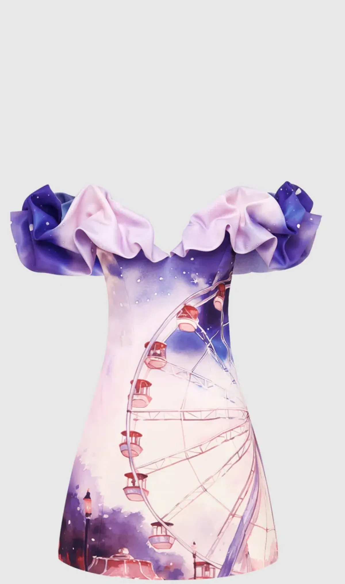 Leo Lin Bella Off Shoulder Bustier Mini Dress Size AU 12 - Image 4