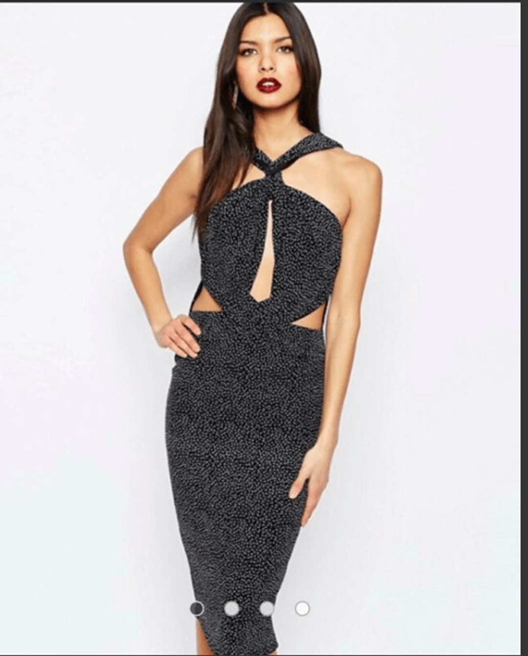 Bec & Bridge - The Amulet Twist Halter Dress Size 10 for rent on The Volte - main image