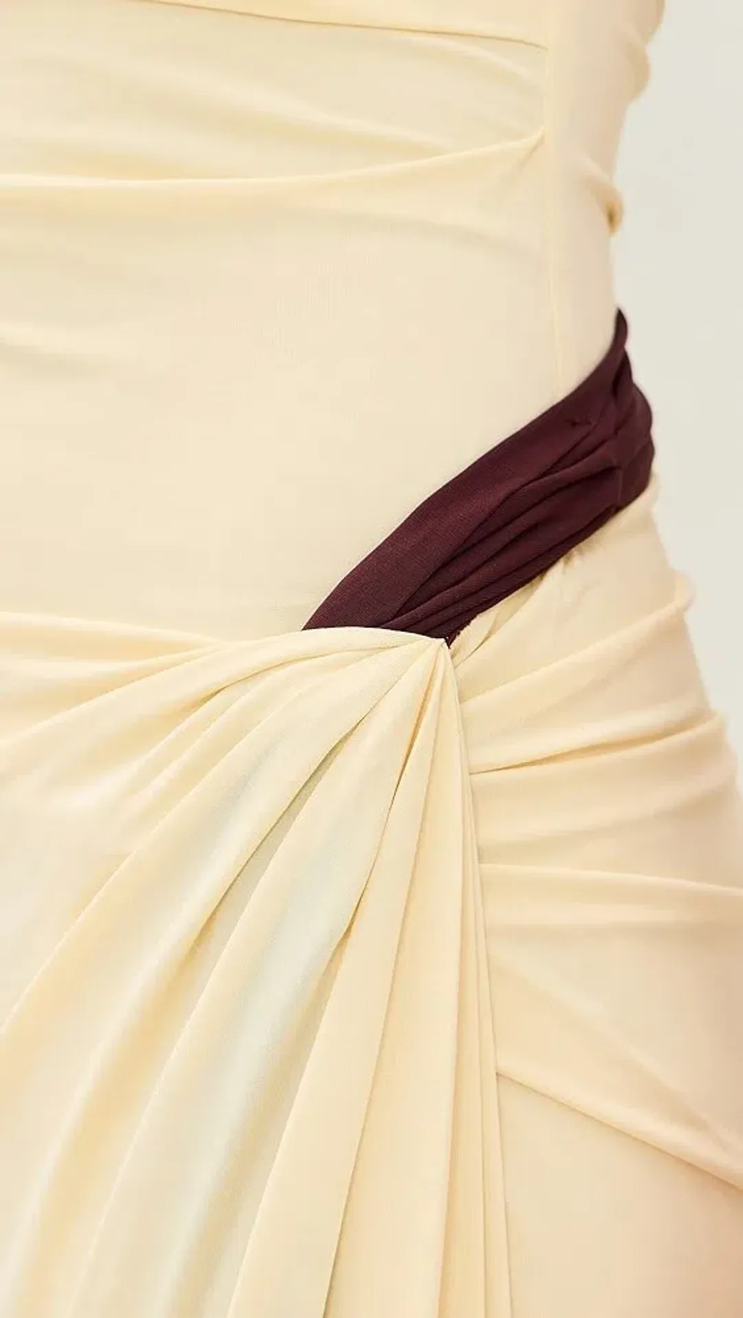 Bec & Bridge Greta Twist Maxi Dress Yellow Size AU 8 for rent on The Volte - main image