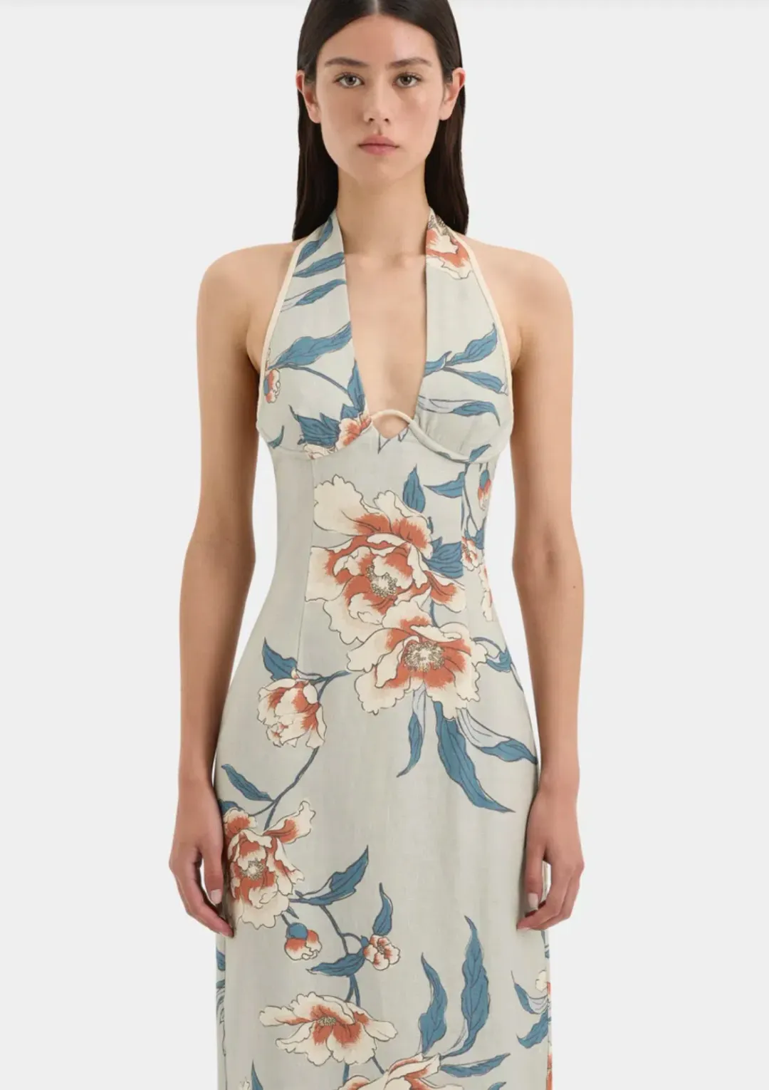 SIR the Label Roisin Halter Maxi Size AU 8 for rent on The Volte - main image