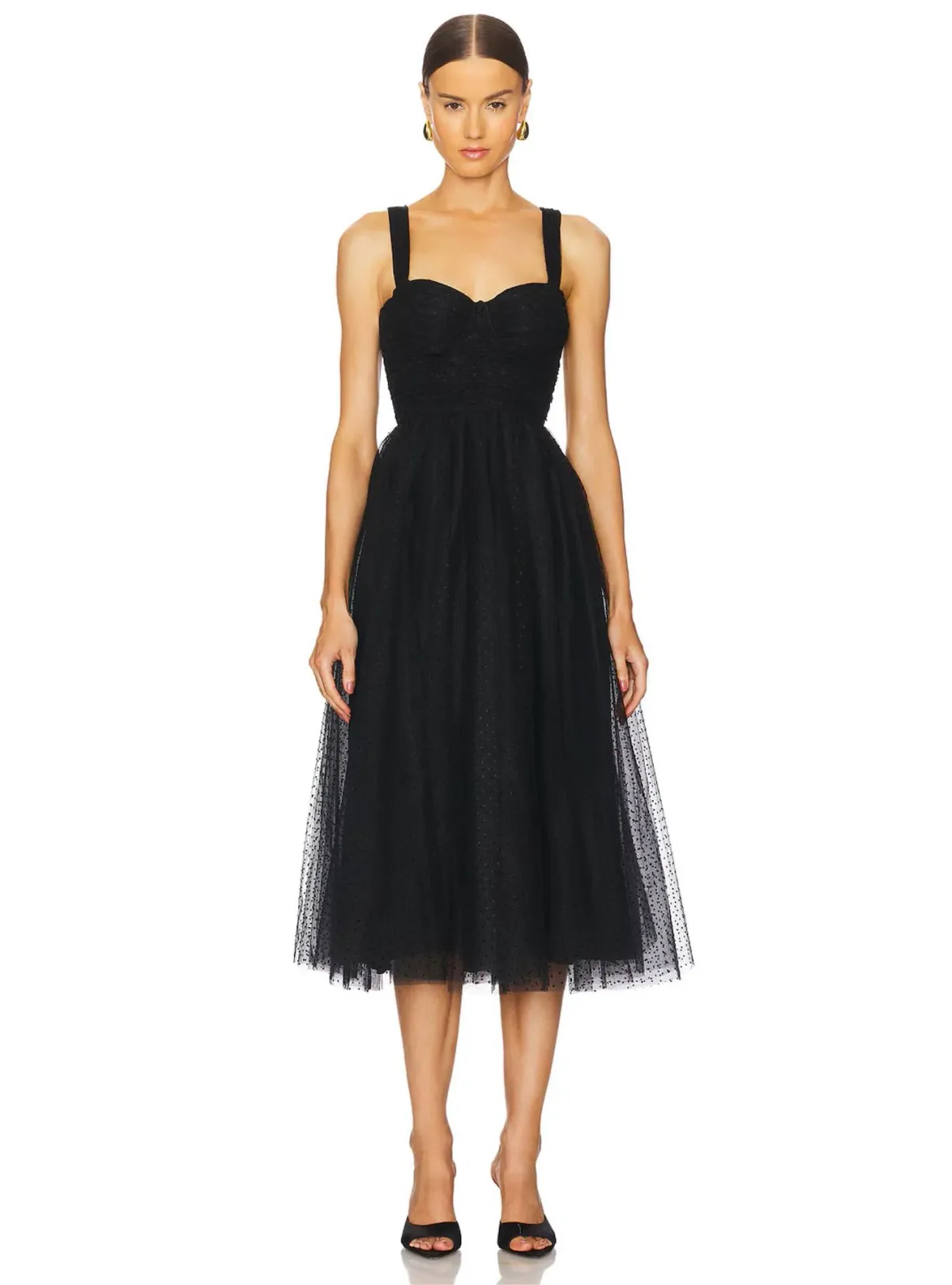 Zimmermann Tulle Midi Dress Black Size 0P / Size AU 6 - Image 1