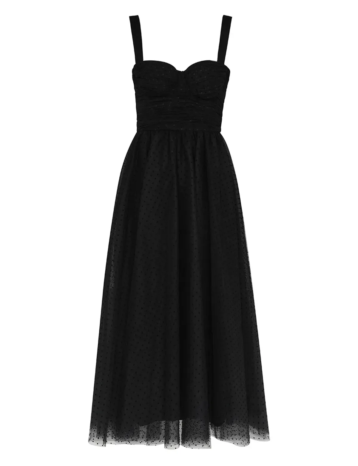 Zimmermann Tulle Midi Dress Black Size 0P / Size AU 6 - Image 4