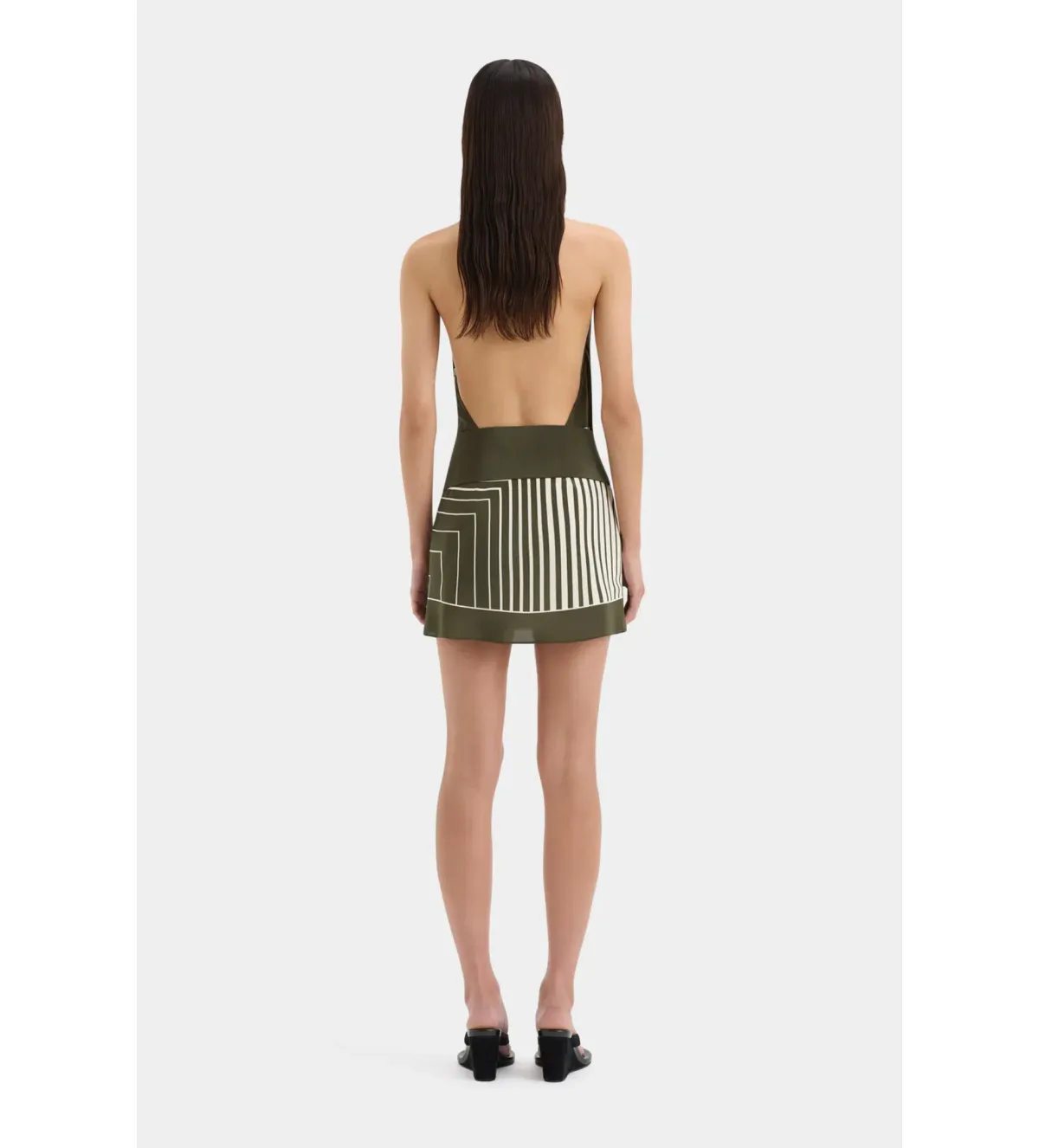 Sir The Label Leilana Mini Dress Garden Stripe Size 1 / AU 8 - Image 3