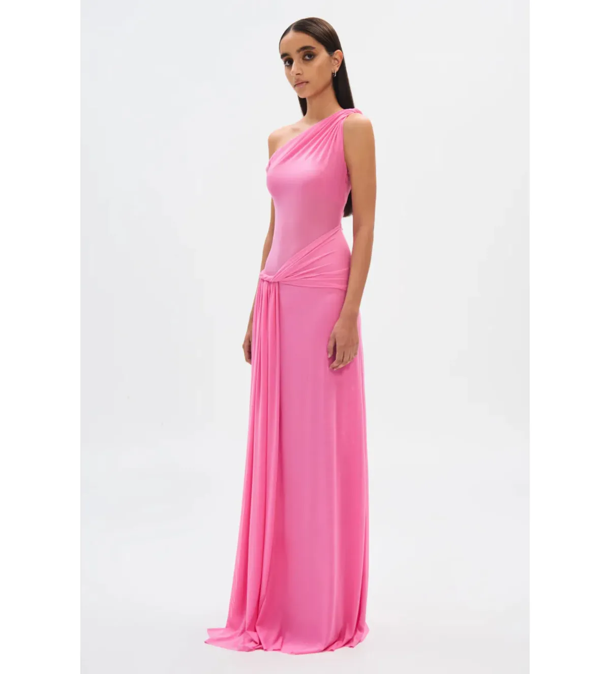 MISHA The Sisal Mesh Dress Orchid Pink Size 12/L - Image 2