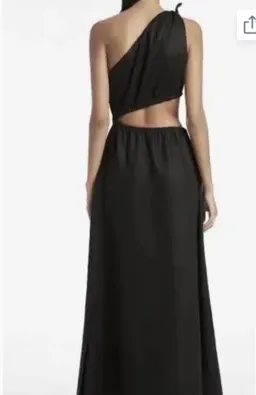 Sir The Label Blanche Asymmetrical Gown Black Size 10 for rent on The Volte - image 3