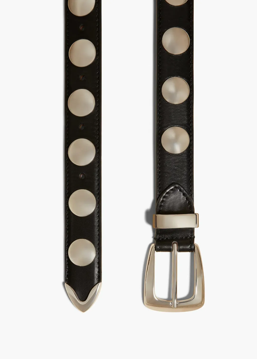 Khaite Benny Belt Studded Black Size 90cm for rent on The Volte - main image