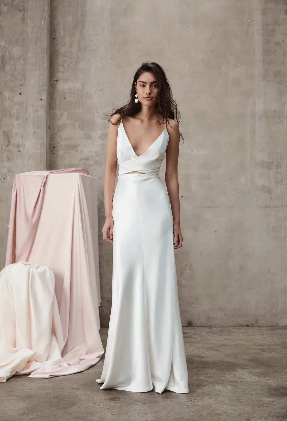 Prea James Bridal Tyler Gown (2 Piece Set) in Ivory Size 10 - Image 1