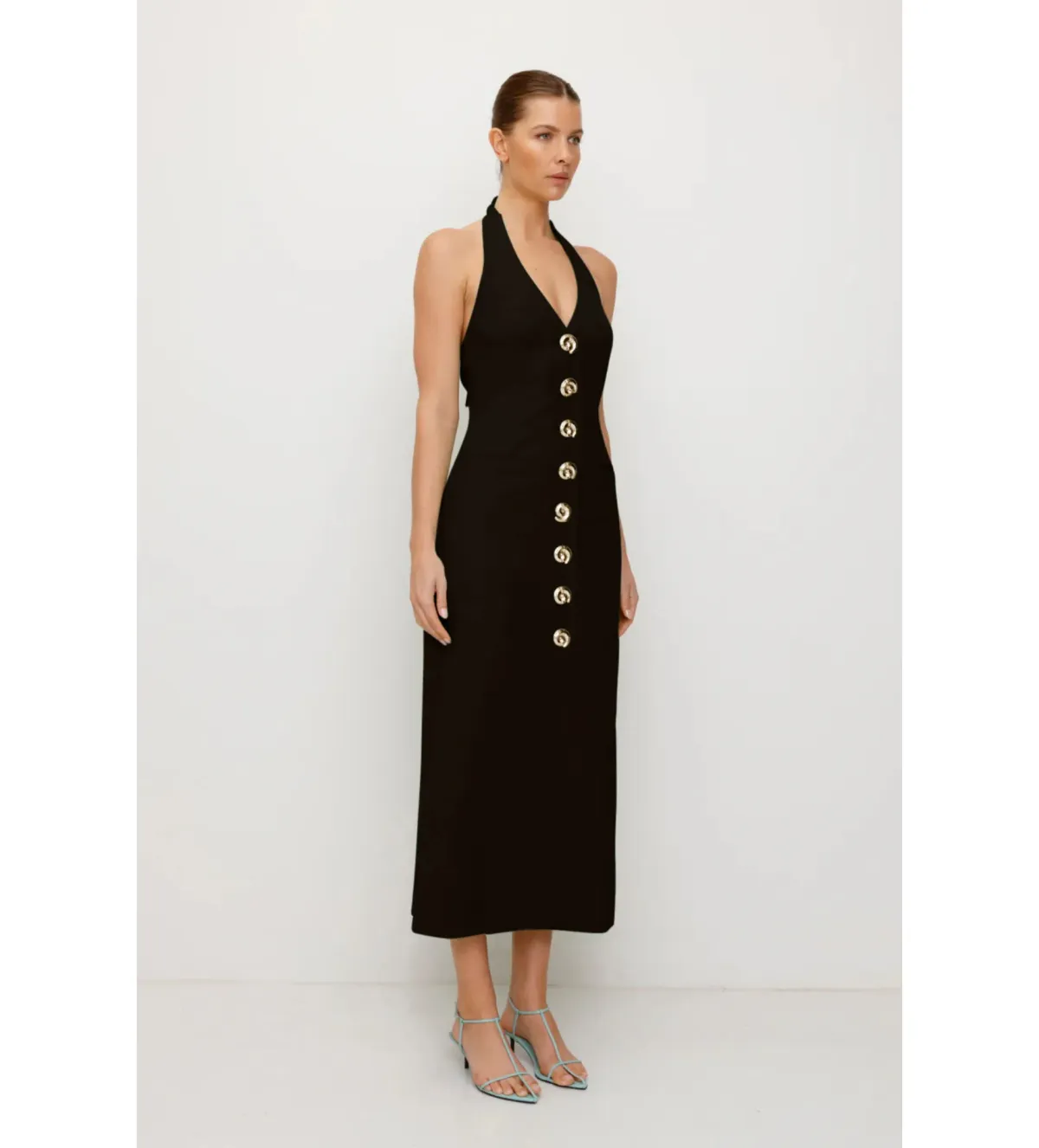 Wolf Gang Irida Maxi Dress Black Size 14 - Image 3