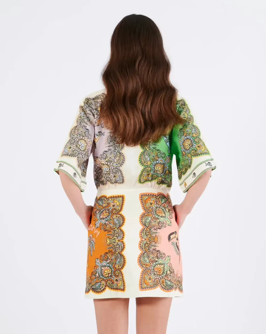 Alémais Trippy Troppo Mini Dress Print Size 12 for rent on The Volte - main image