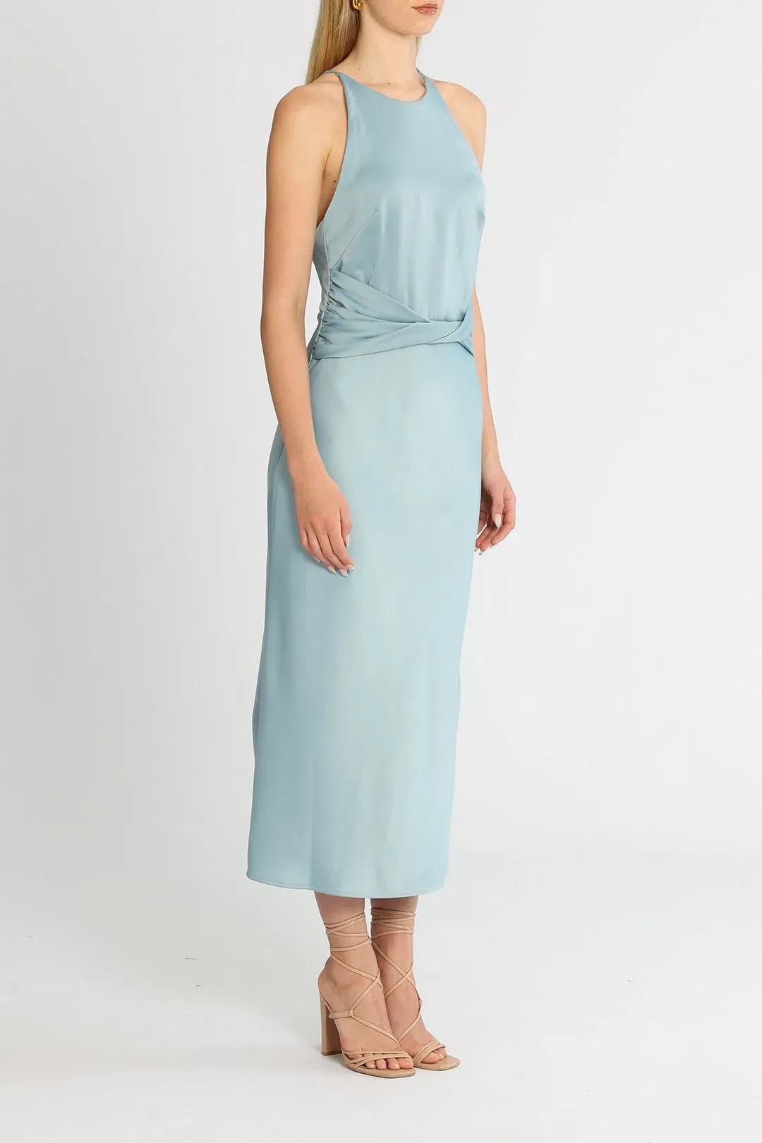 Pasduchas Beau twist Midi Dress AU 12 for rent on The Volte - main image