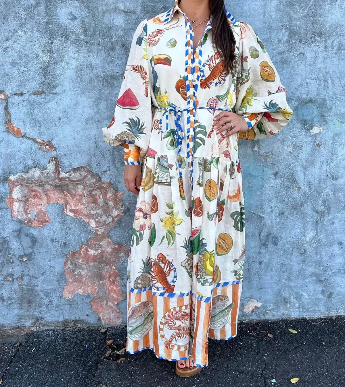 Alemais Theo ShirtDress Multi Size 10 - Image 3