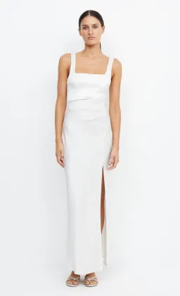 Bec & Bridge The Dreamer Square Neck Dress Ivory Size 10 for rent on The Volte - image 1