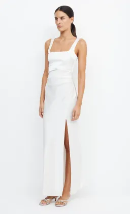 Bec & Bridge The Dreamer Square Neck Dress Ivory Size 10 for rent on The Volte - image 2