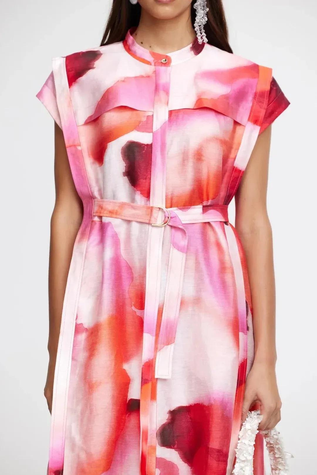 Acler Highlow Maxi Dress Multi Size 8 for rent on The Volte - main image