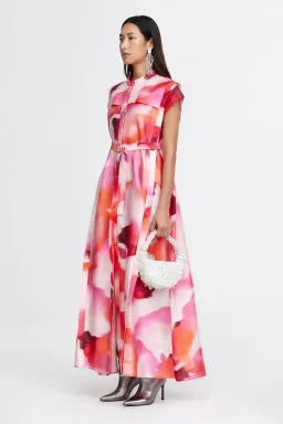 Acler Highlow Maxi Dress Multi Size 8 for rent on The Volte - image 2