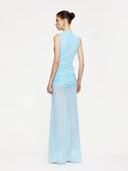 Effie Kats Roza Maxi Dress Blue Size 8 for rent on The Volte - image 4