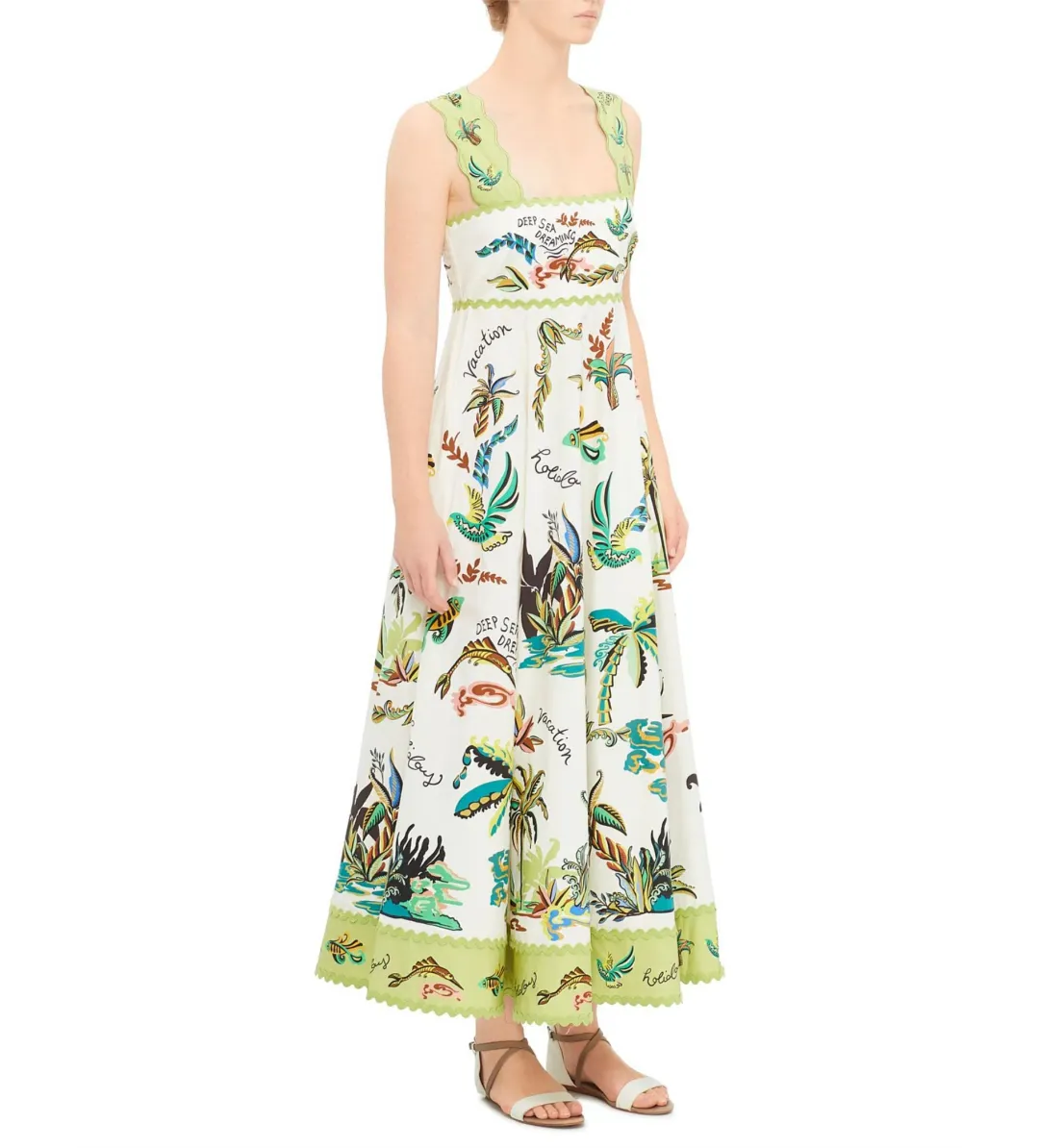 Alemais Day Dream Summer Dress Exclusive Print Size 12 for rent on The Volte - main image