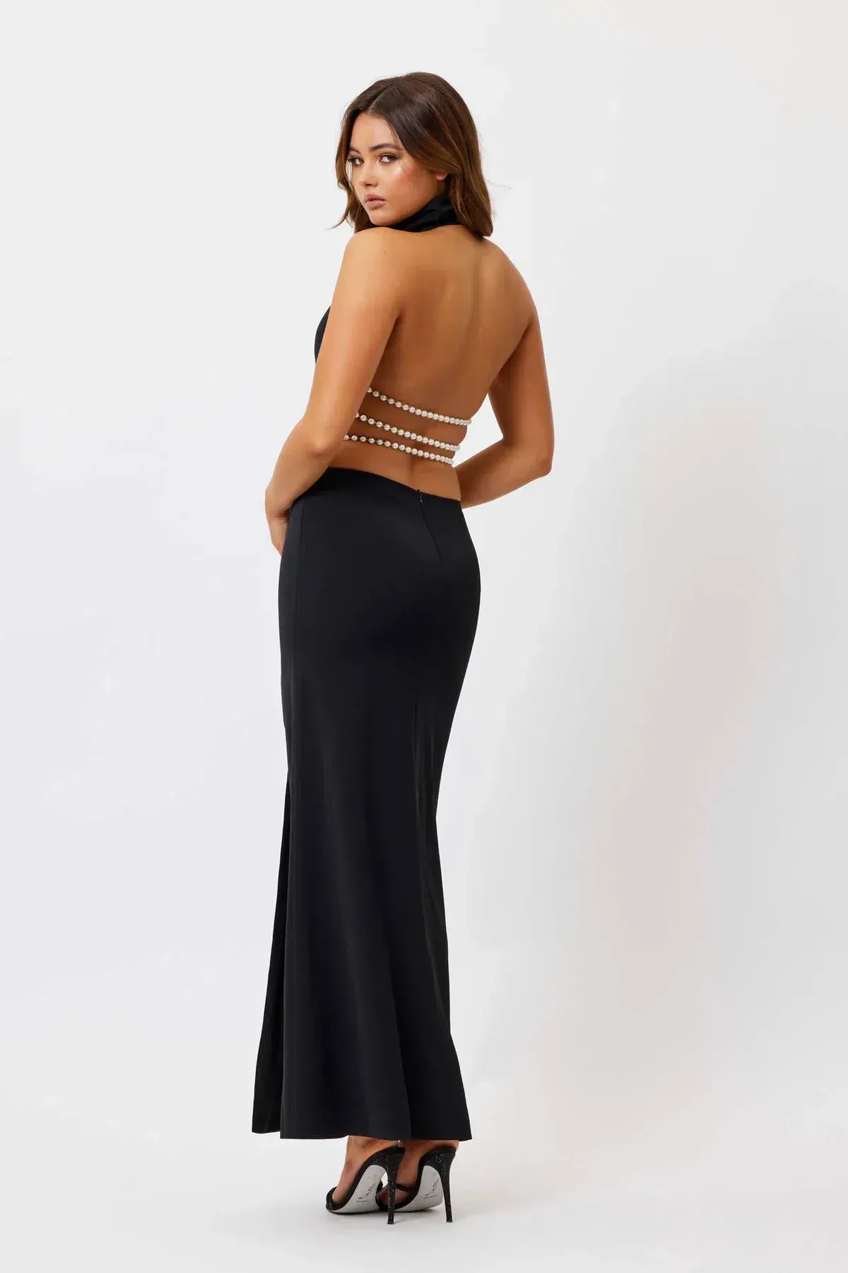 Bianca and Bridgett Sara Pearl Dress Black Size 16 - Image 2