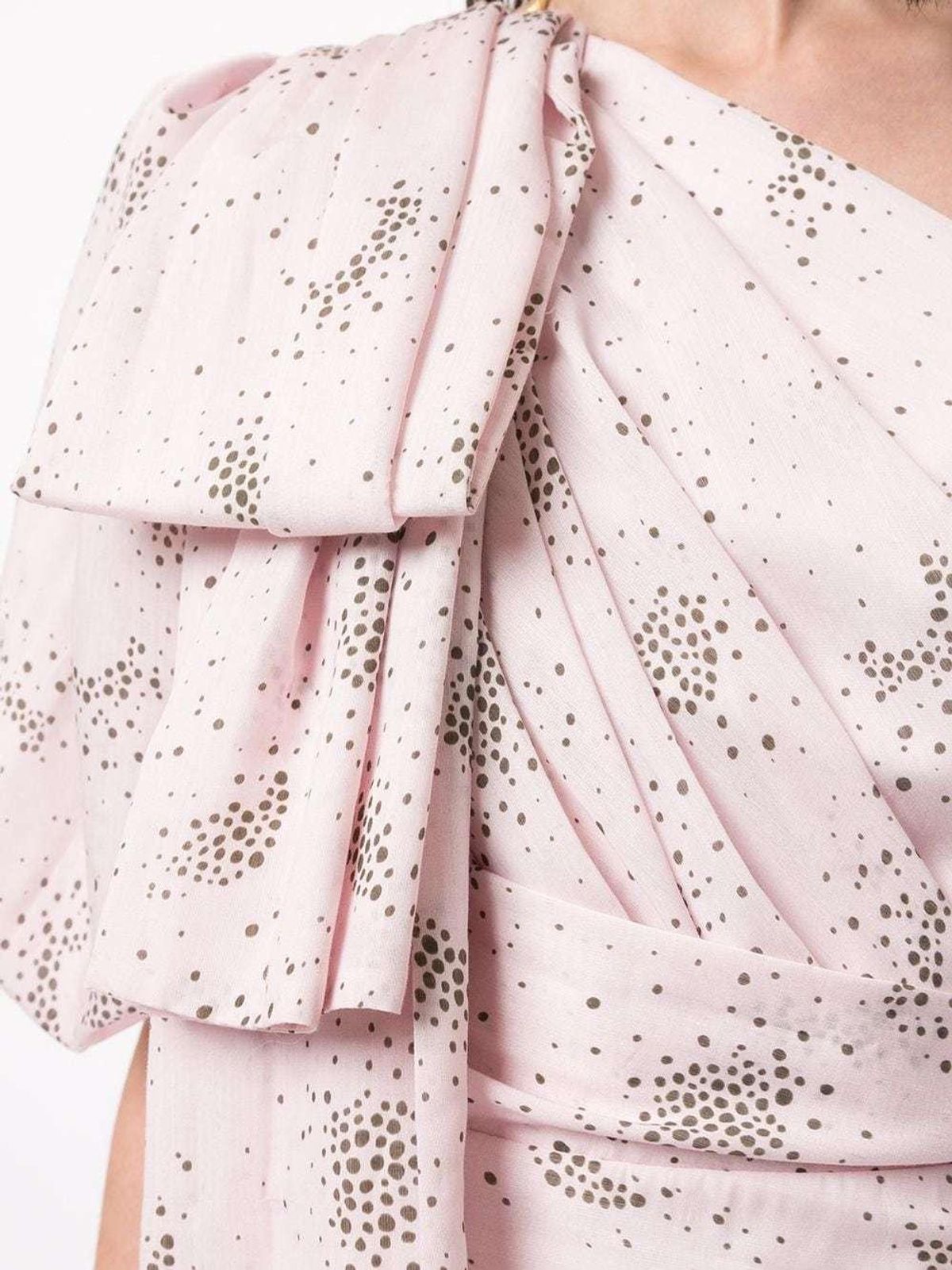 Acler Mavis Mini Dress Blush Print Size 10 - Image 4