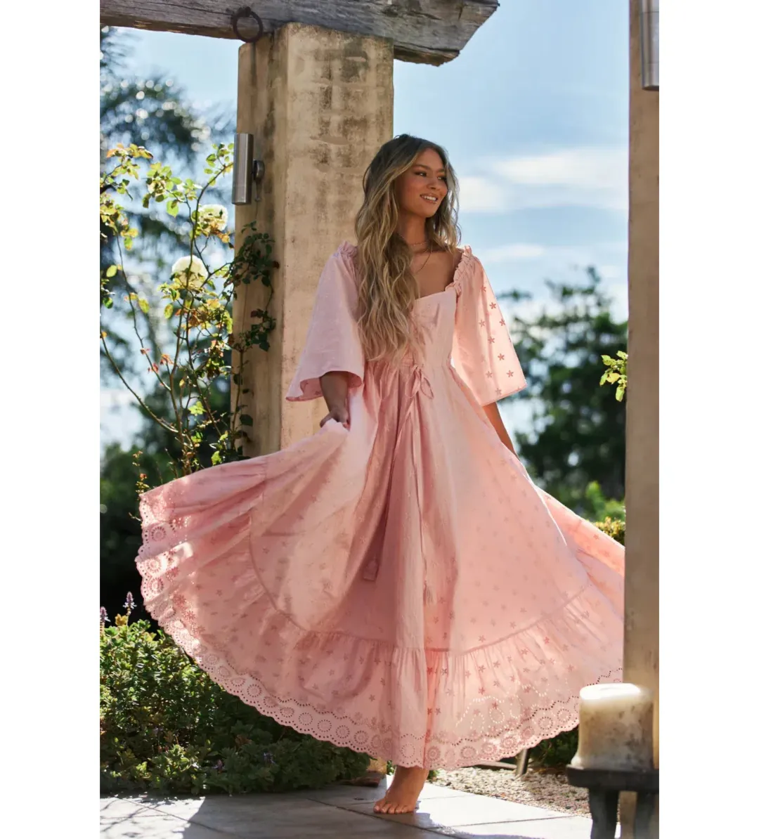 Coven & Co Starlight Gown Pink Size M / AU 12 for rent on The Volte - main image