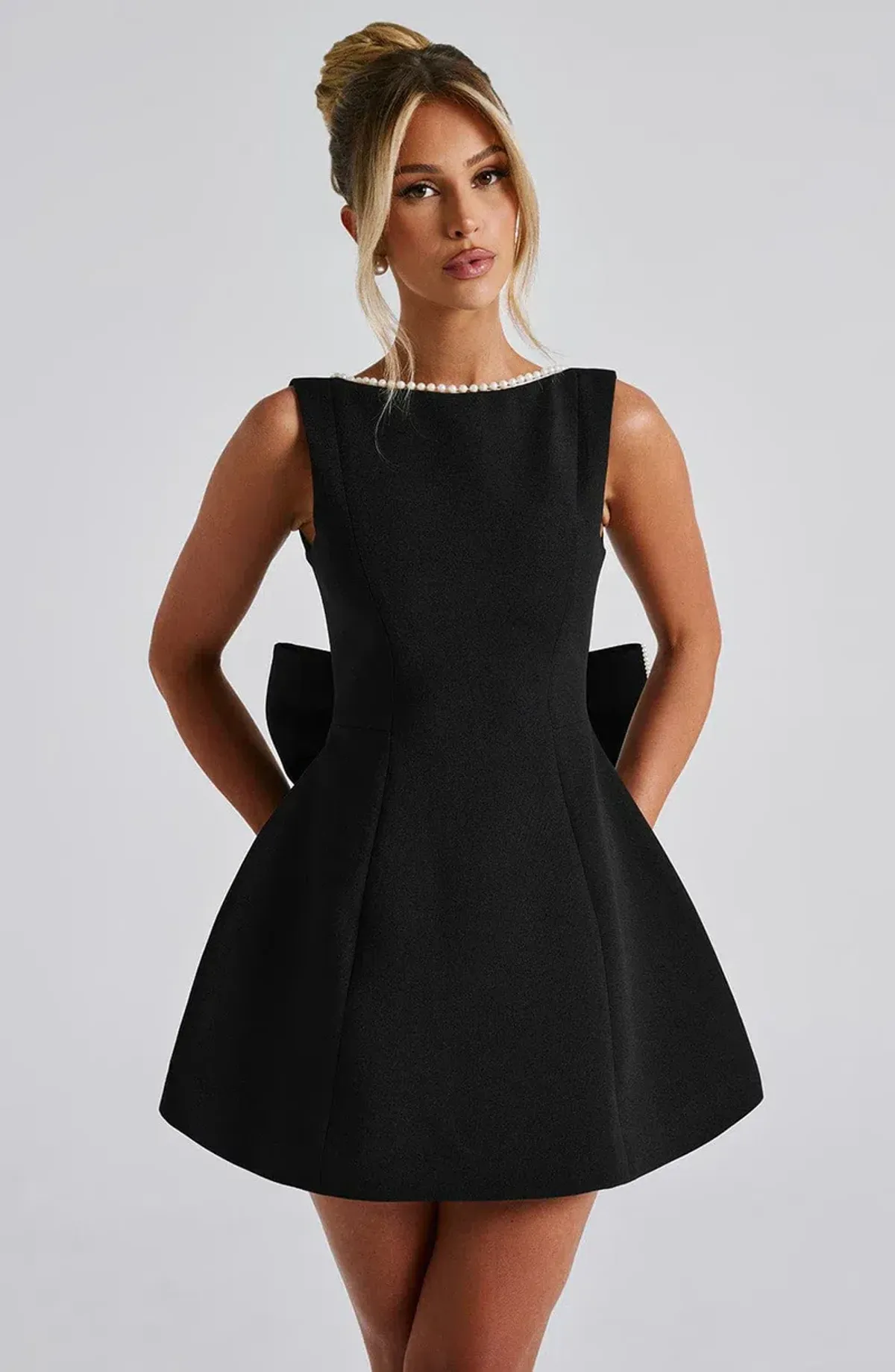 BabyBoo Carrie Mini Dress - Black Size L/12 - Image 1