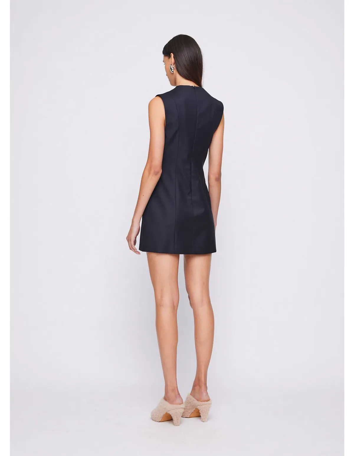 Anna Quan Hanna Mini Dress Black Size 8 - Image 4