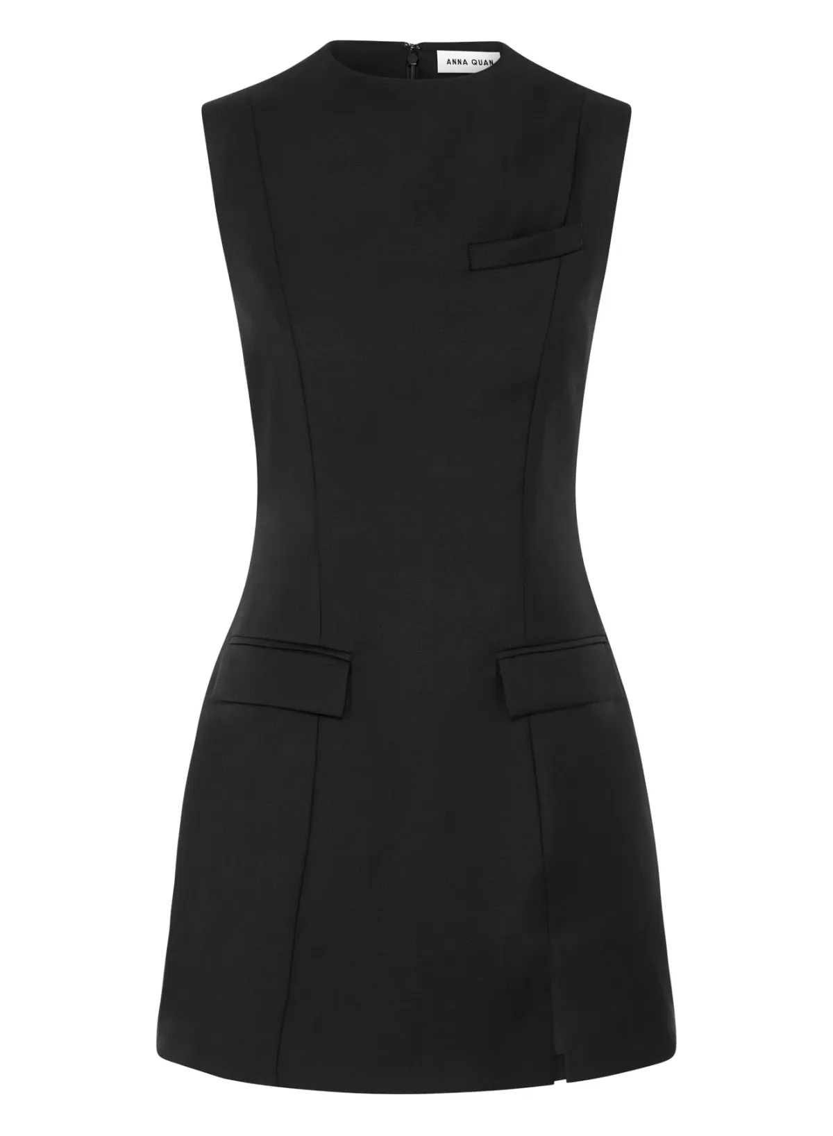 Anna Quan Hanna Mini Dress Black Size 10 - Image 5