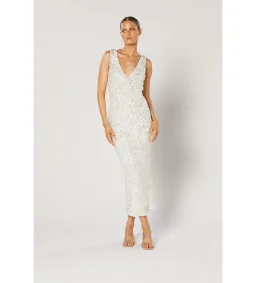 Winona Zeox Midi Dress White Size AU 6 for rent on The Volte - image 1