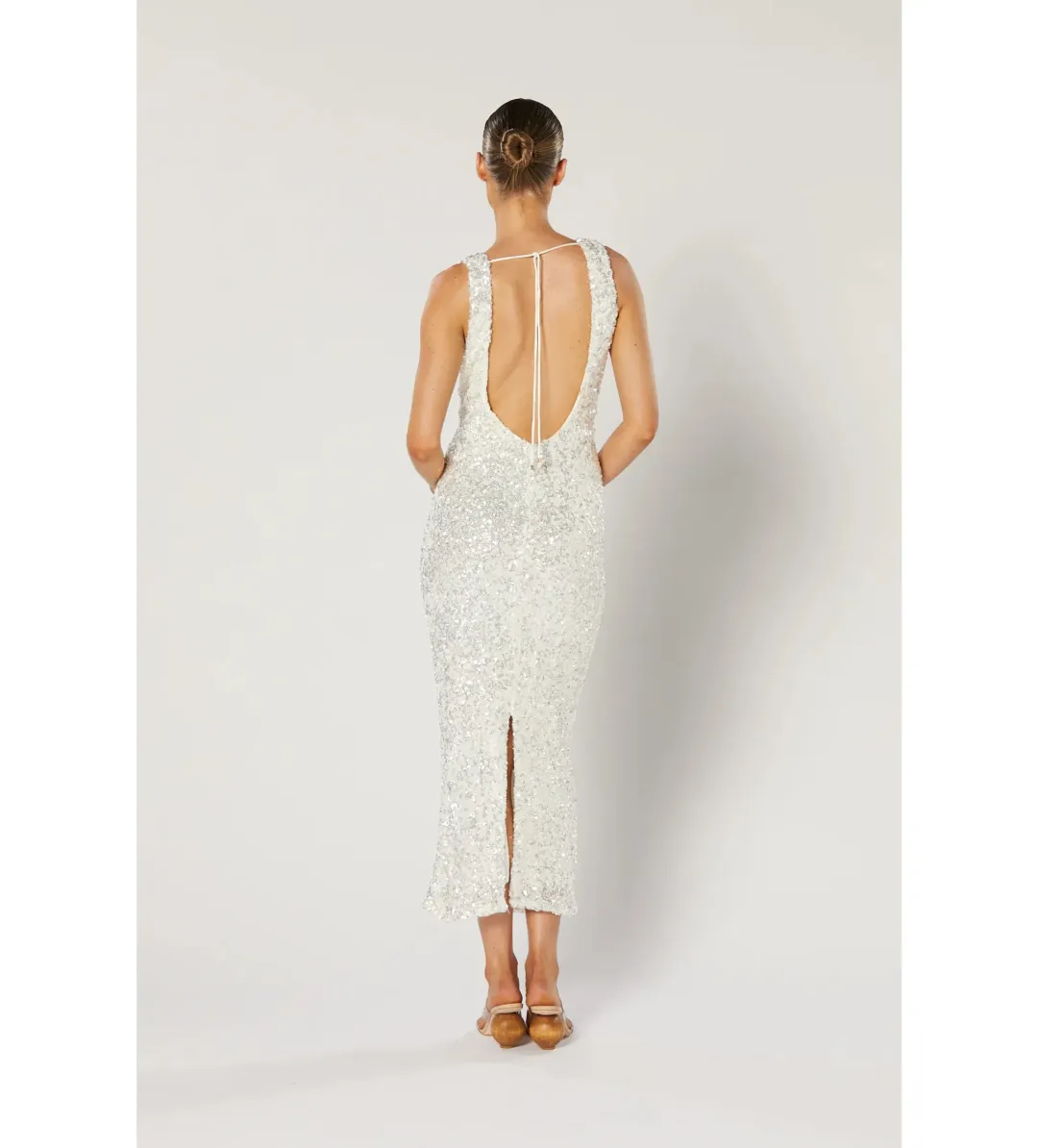 Winona Zeox Midi Dress White Size AU 6 for rent on The Volte - main image