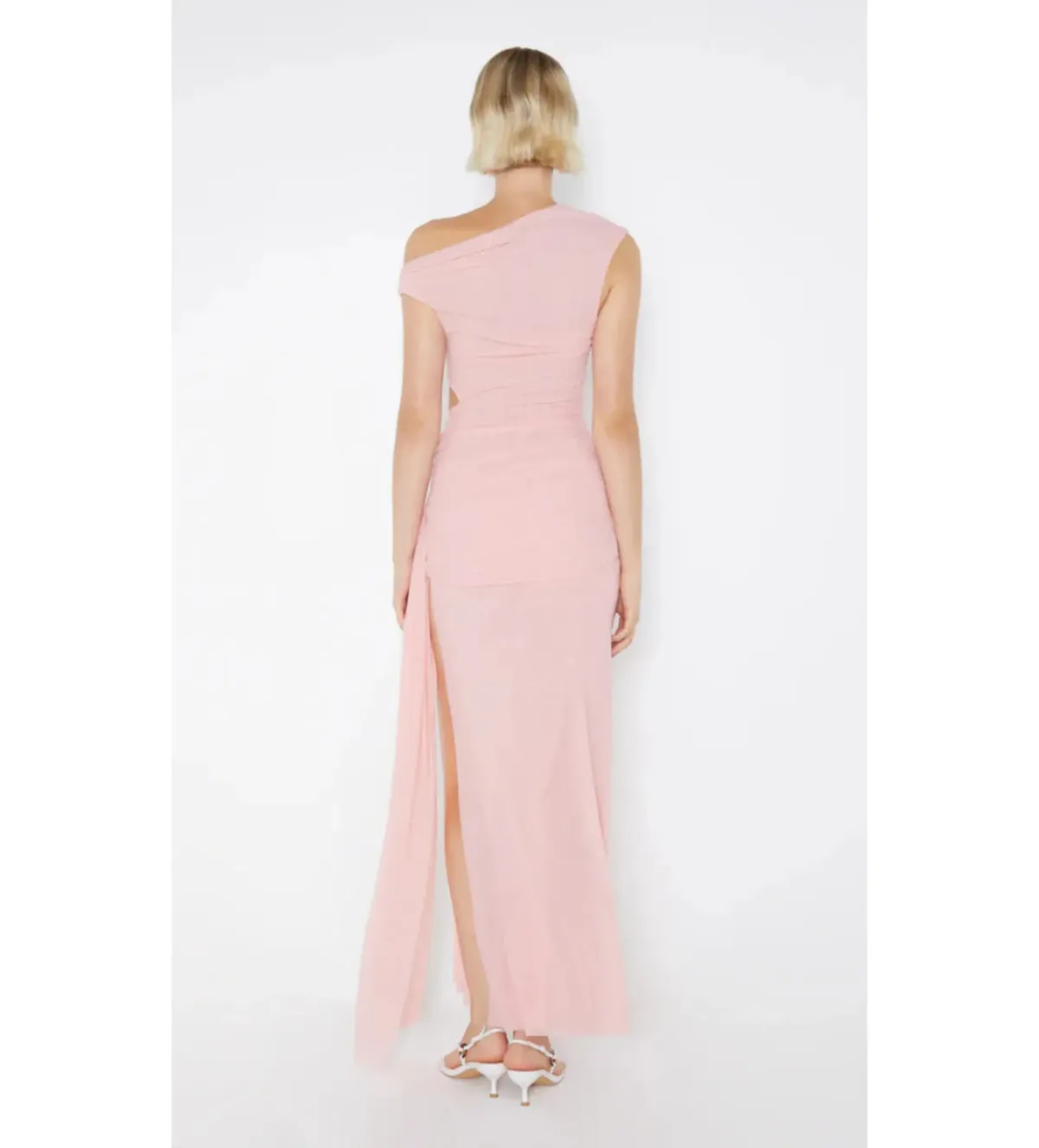 Bec & Bridge Victoria Asym Dress Dusty Pink Size AU 10 - Image 3
