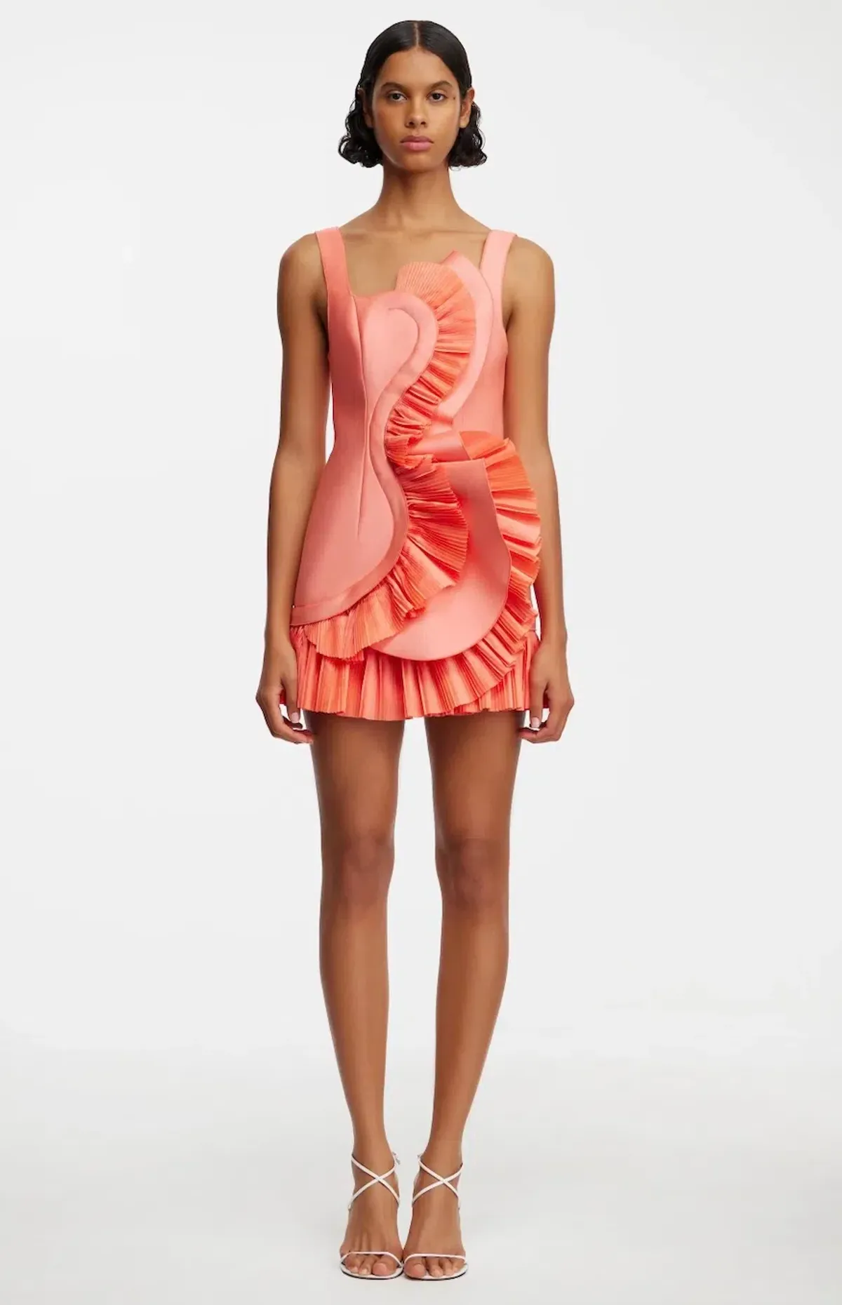 Acler Etherley Mini Dress Hibiscus Pink Size AU 8 - Image 1