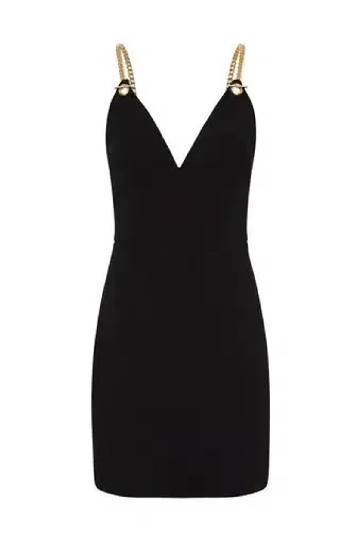 Rebecca Vallance Iman V Wire Mini Dress Black Size 4 - Image 5