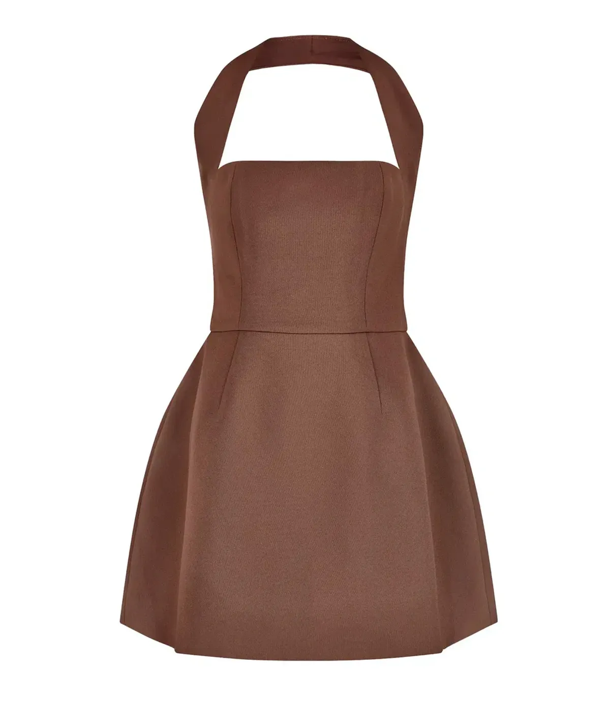 Odd Muse Structure Mini Dress Chocolate Size AU 8 - Image 4