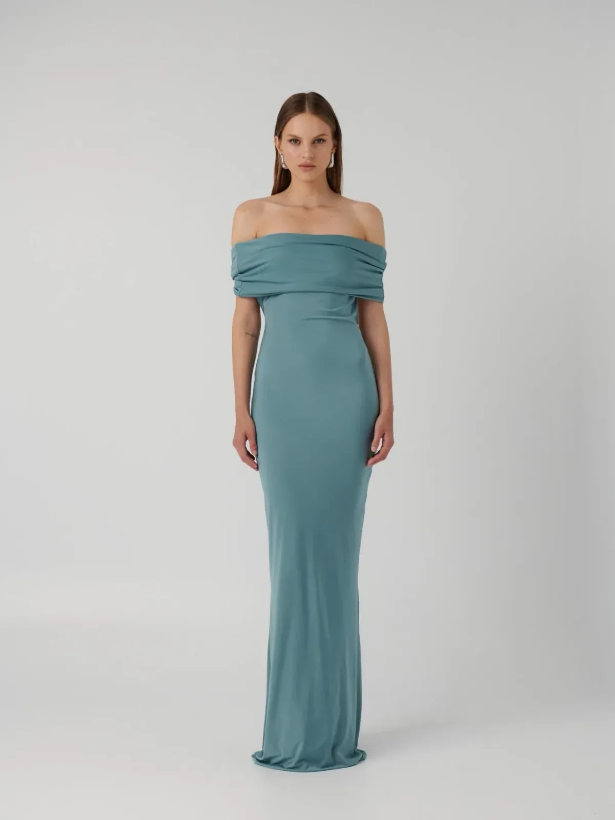 Effie Kats Viela Gown Eucalyptus Size 6/XS - Image 1