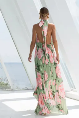 L'Idee Olympia Gown Midi Fleur Rose Size AU 10 for rent on The Volte - image 2