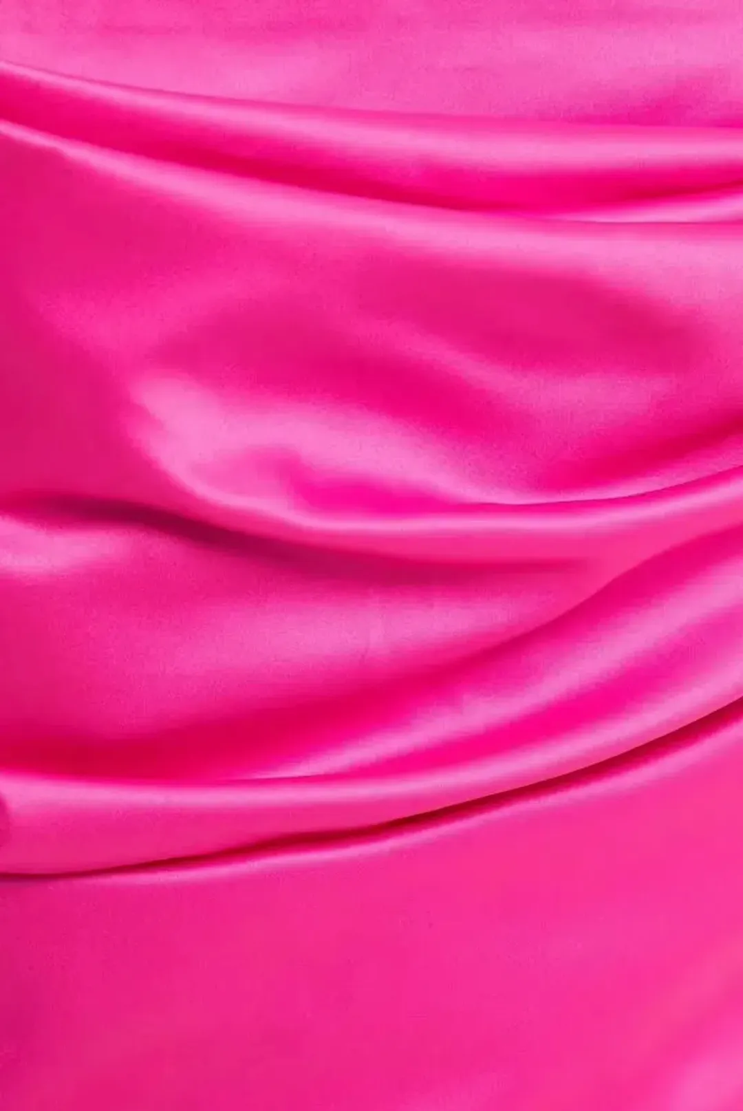 De La Vali Women's Frisco Silk Satin Dress Bright Pink Size 8 for rent on The Volte - main image